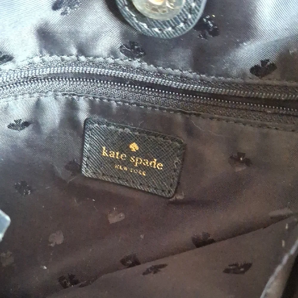 Kate Spade Black and Pink Floral Tote Bag - Picture 9 of 10